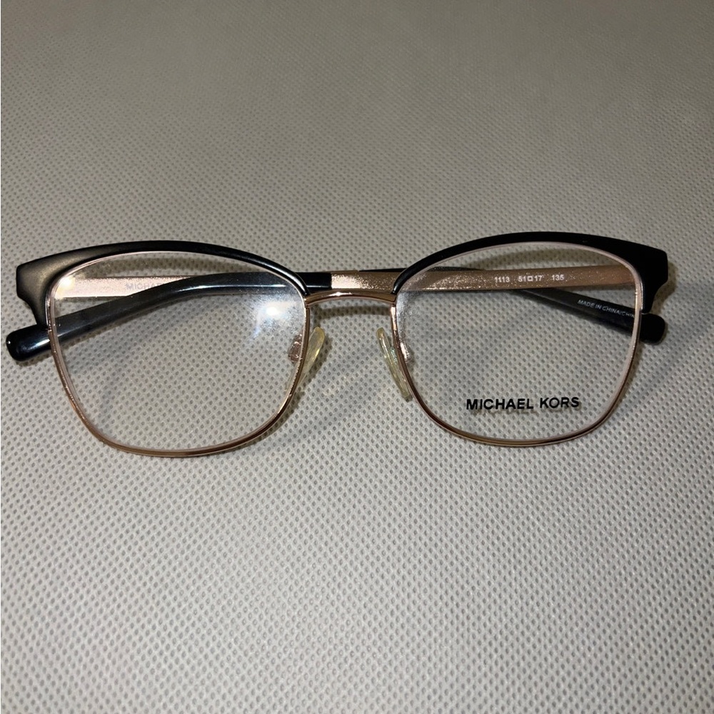 Michael Kors Eyeglasses ~ NEW! Black/Gold Size 51 - Picture 4 of 4